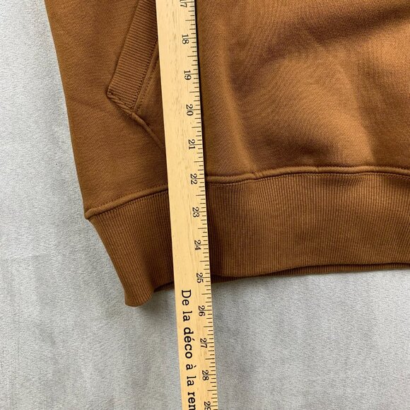 Under Armour Project Rock Mens Sweater Medium Brown Hoodie Pullover Brahma Bull - Picture 5 of 7